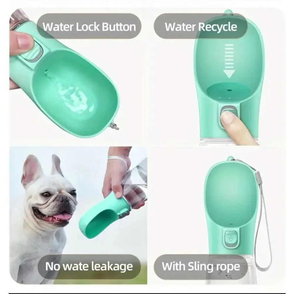 Leak-Proof Portable Dog Water Bottle For Outdoor Adventures